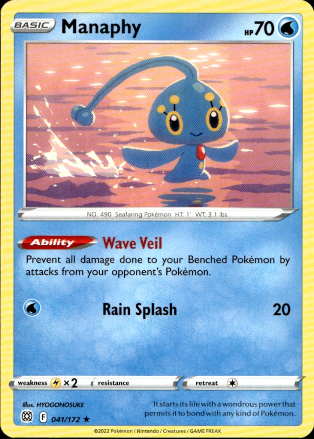 Scanned front of Manaphy