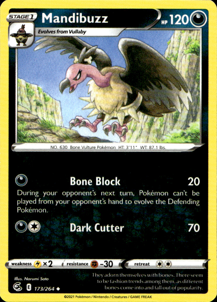 Scanned front of Mandibuzz