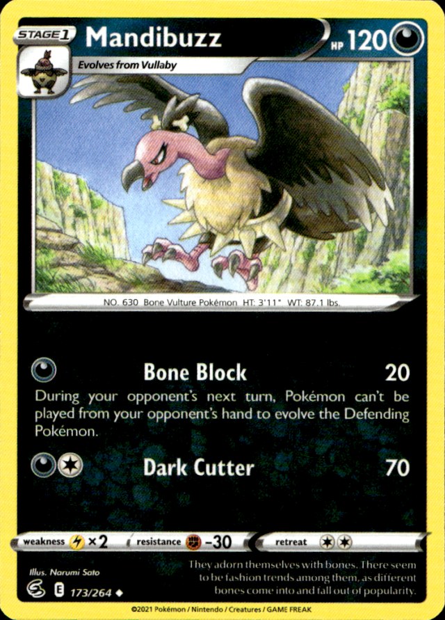 Scanned front of Mandibuzz