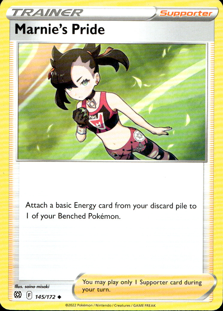 Scanned front of Marnie's Pride