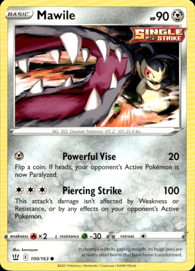 Scanned front of Mawile