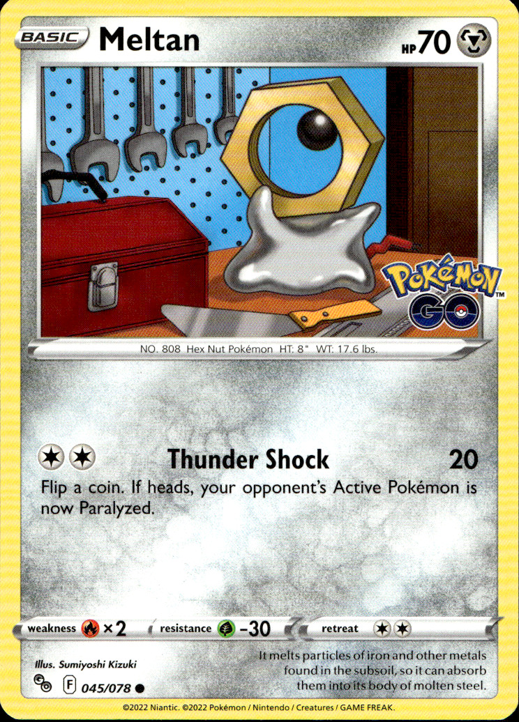 Scanned front of Meltan