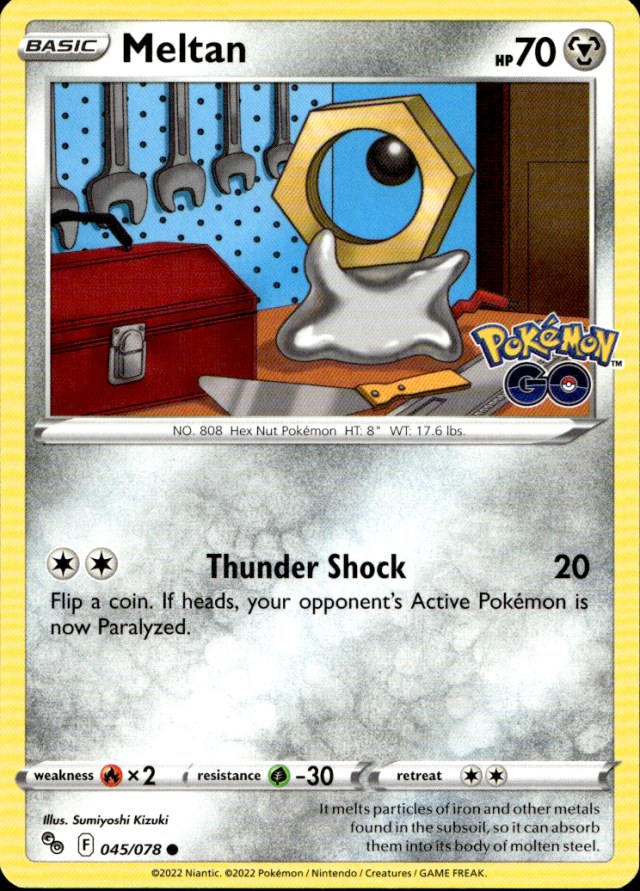 Scanned front of Meltan