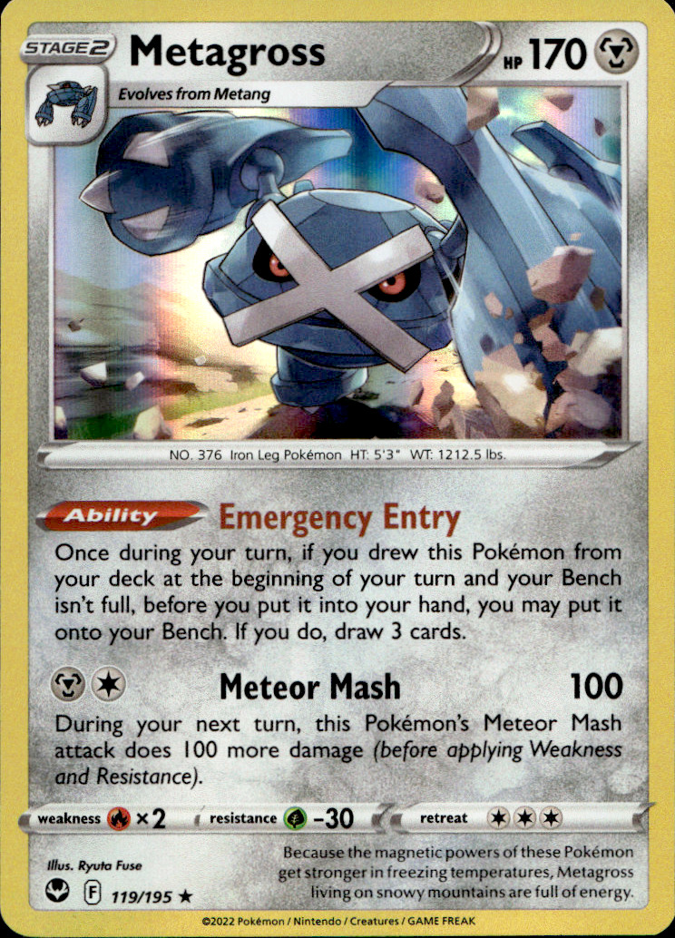 Scanned front of Metagross