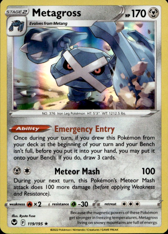 Scanned front of Metagross