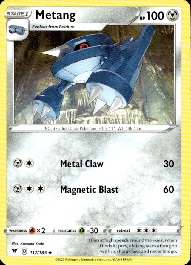 Scanned front of Metang