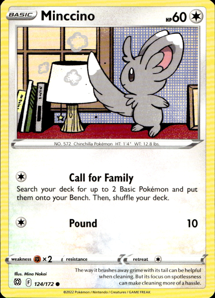 Scanned front of Minccino