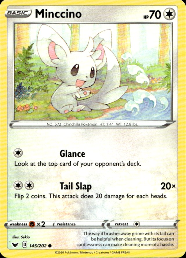 Scanned front of Minccino