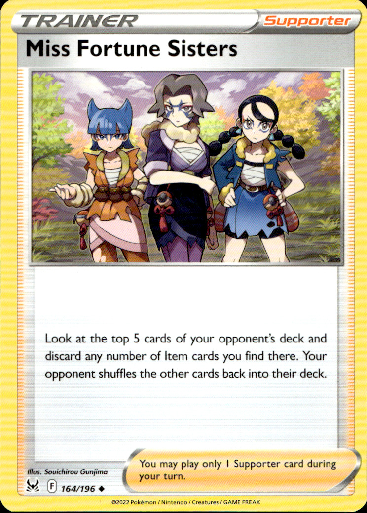 Scanned front of Miss Fortune Sisters