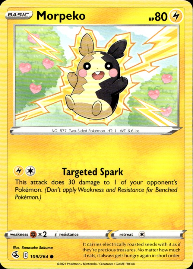 Scanned front of Morpeko