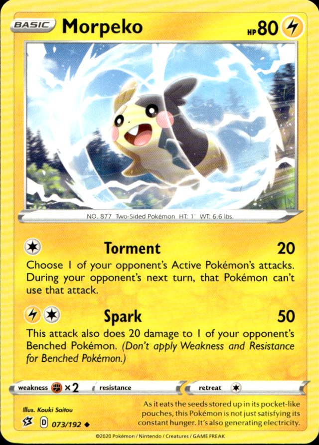 Scanned front of Morpeko