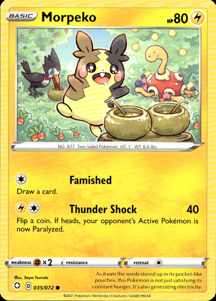 Scanned front of Morpeko
