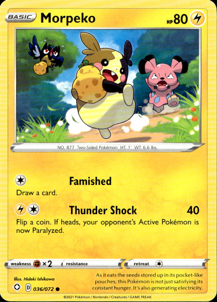 Scanned front of Morpeko