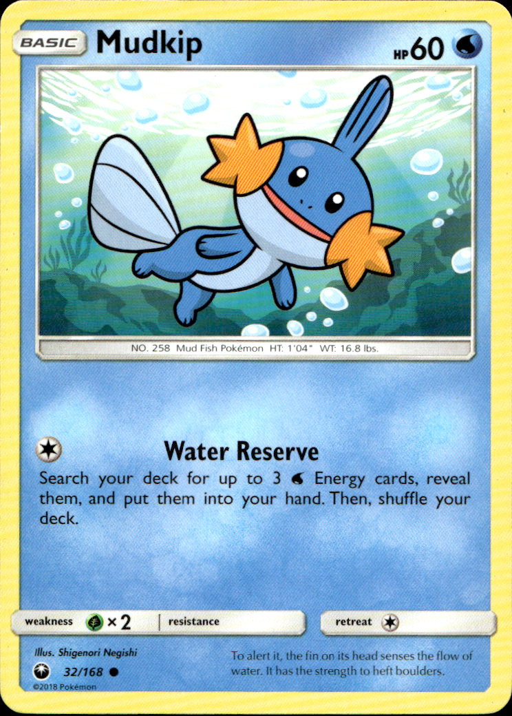 Scanned front of Mudkip