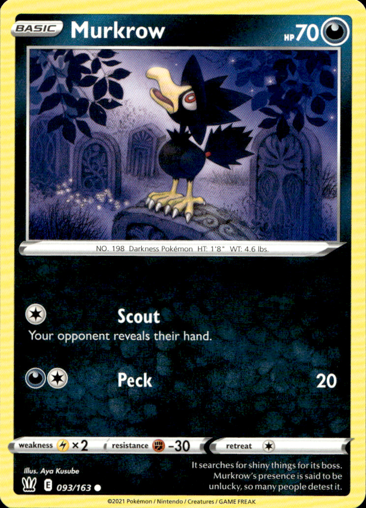 Scanned front of Murkrow