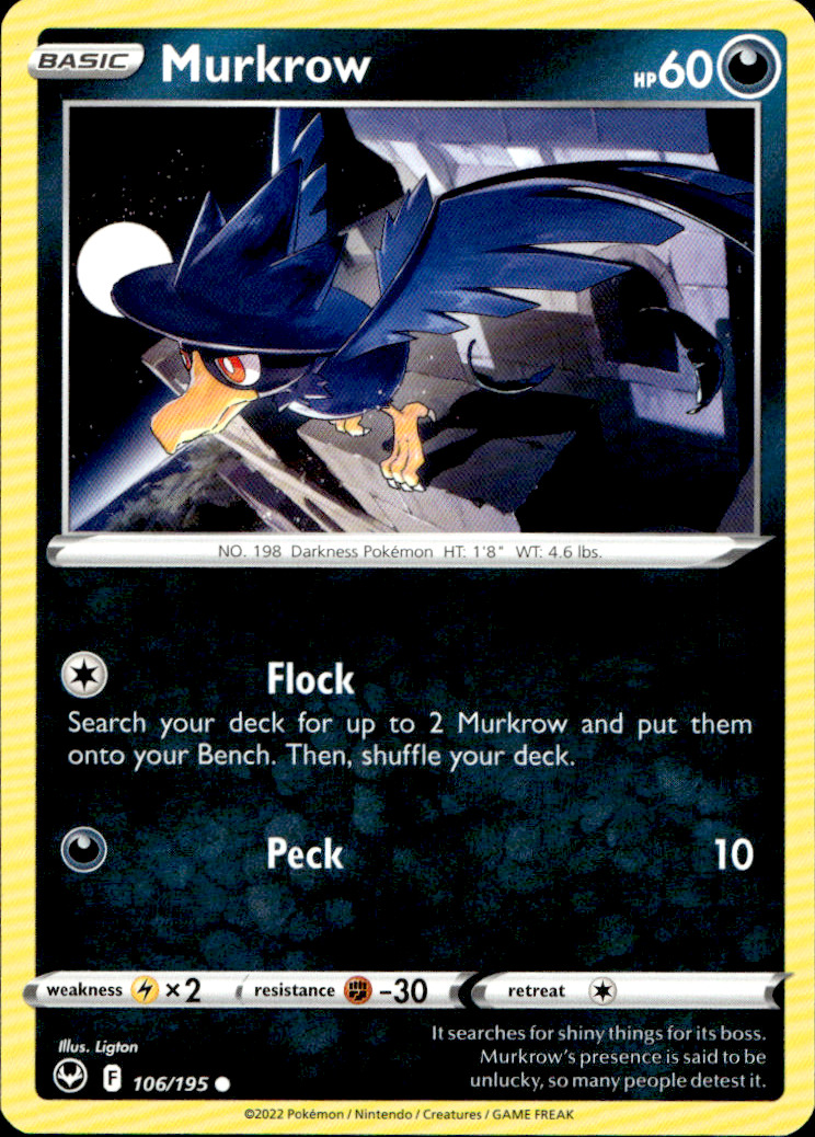 Scanned front of Murkrow