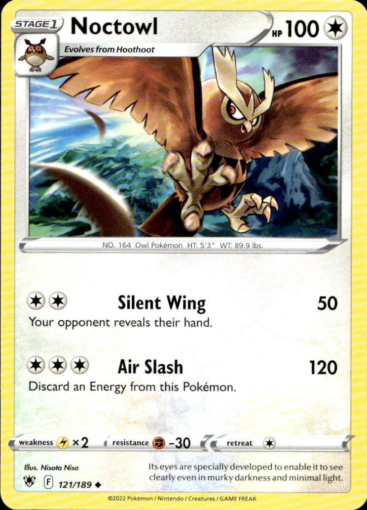 Scanned front of Noctowl