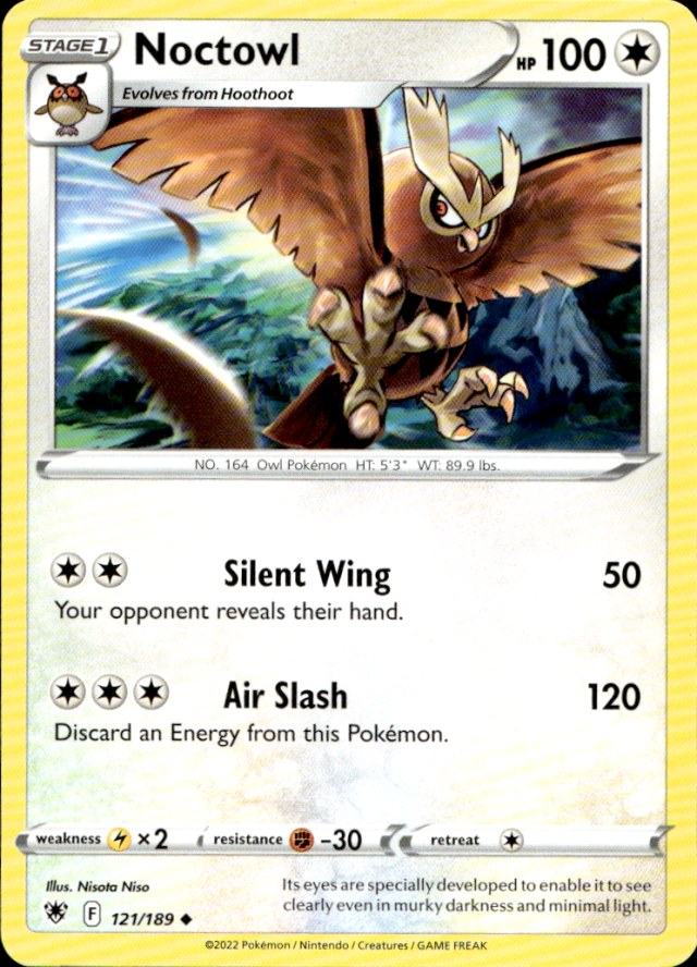 Scanned front of Noctowl
