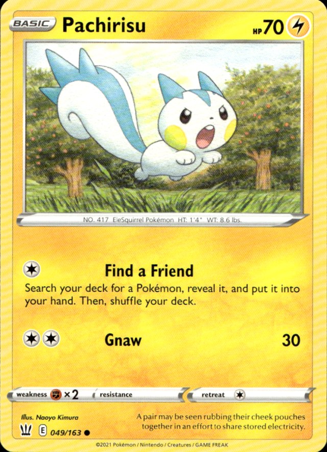 Scanned front of Pachirisu