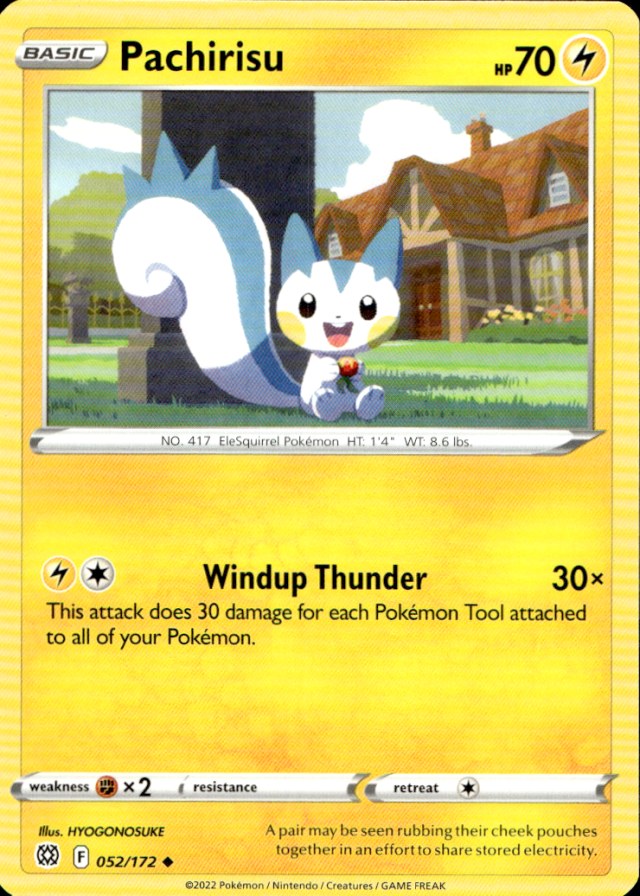 Scanned front of Pachirisu