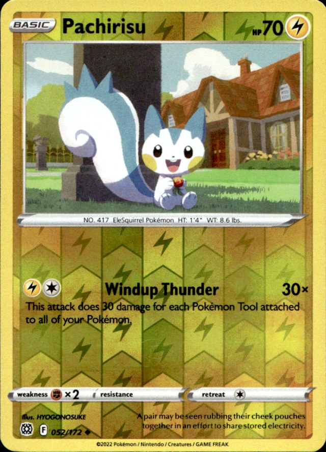 Scanned front of Pachirisu