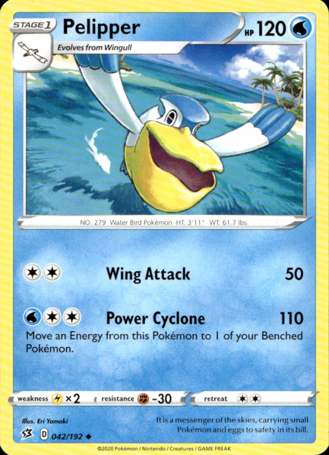 Scanned front of Pelipper