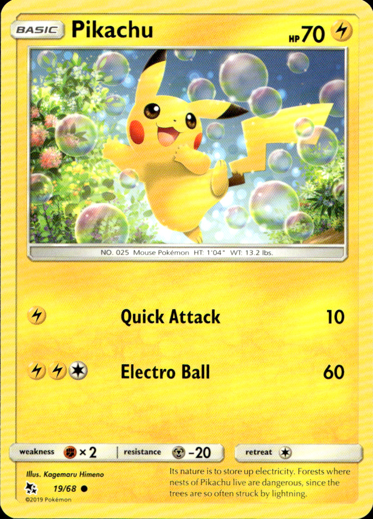 Scanned front of Pikachu