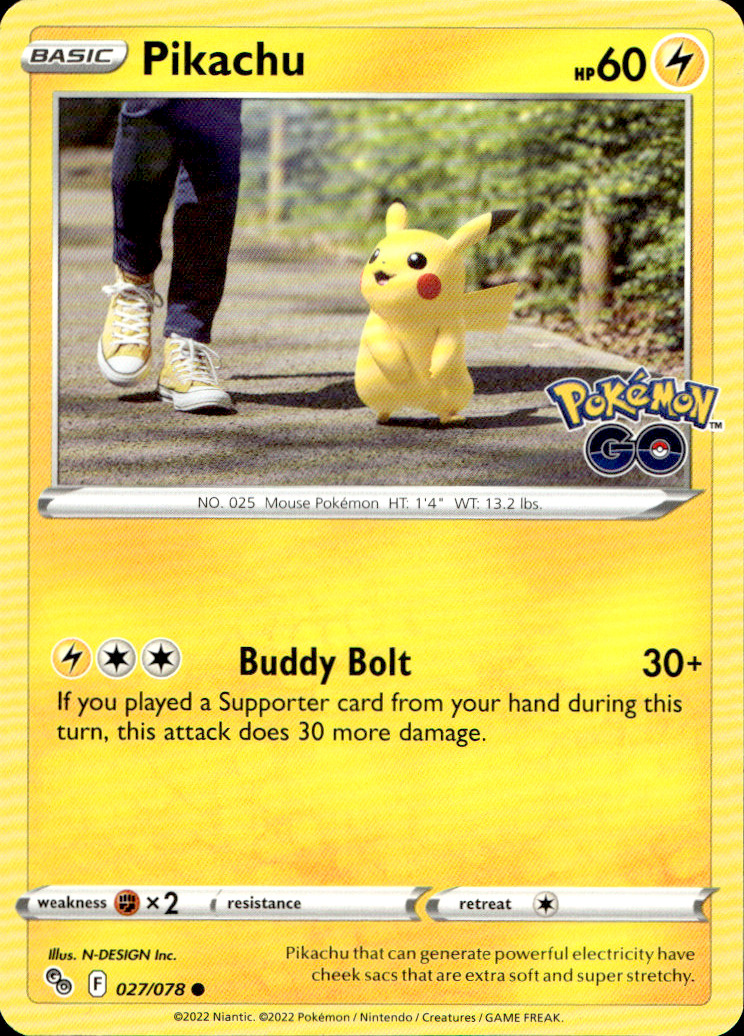 Scanned front of Pikachu