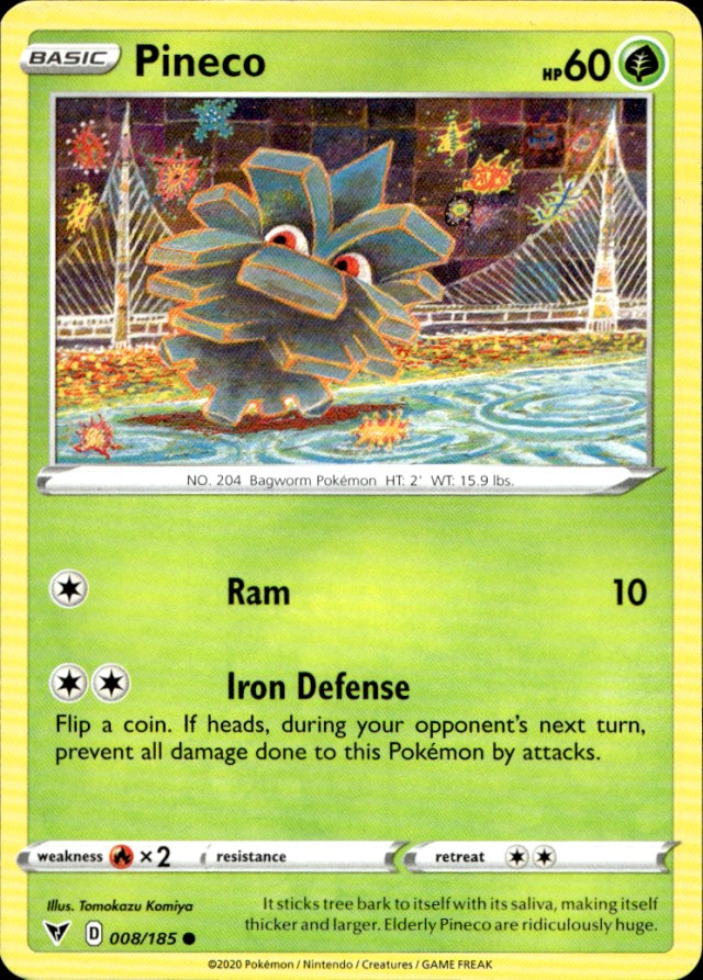 Scanned front of Pineco