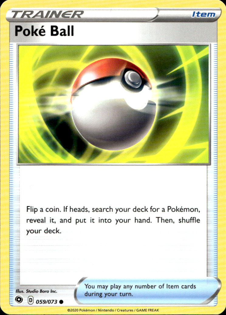 Scanned front of Poké Ball