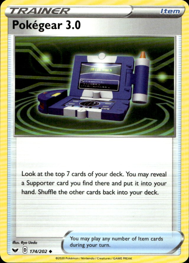 Scanned front of Pokégear 3.0