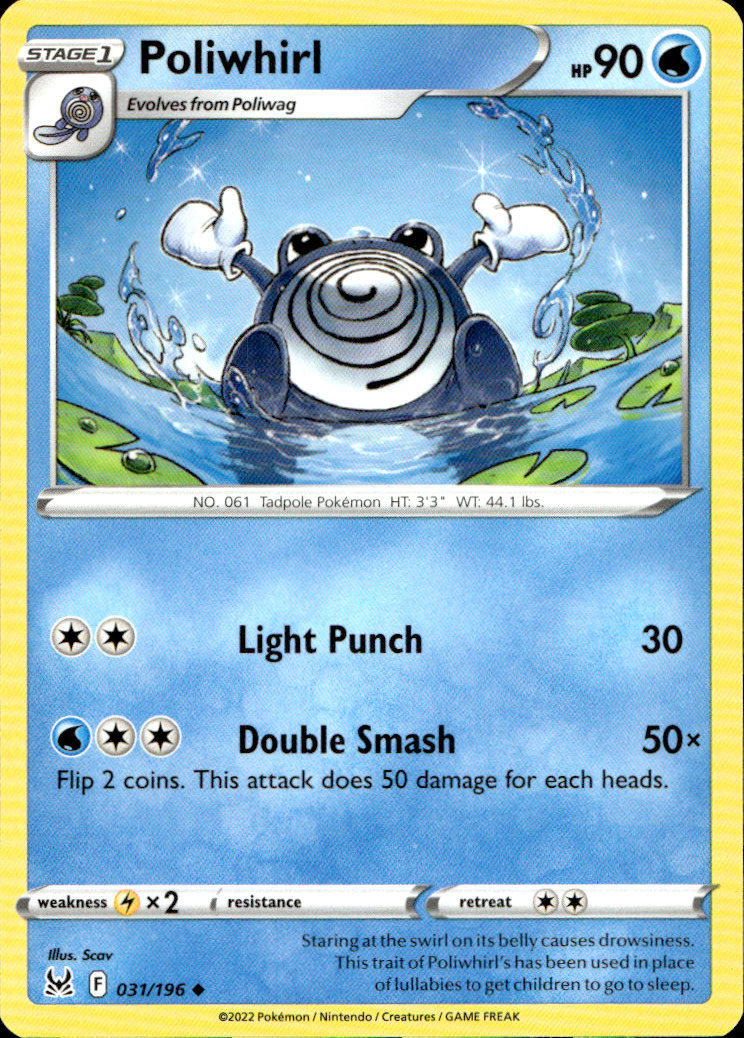 Scanned front of Poliwhirl