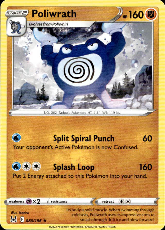 Scanned front of Poliwrath