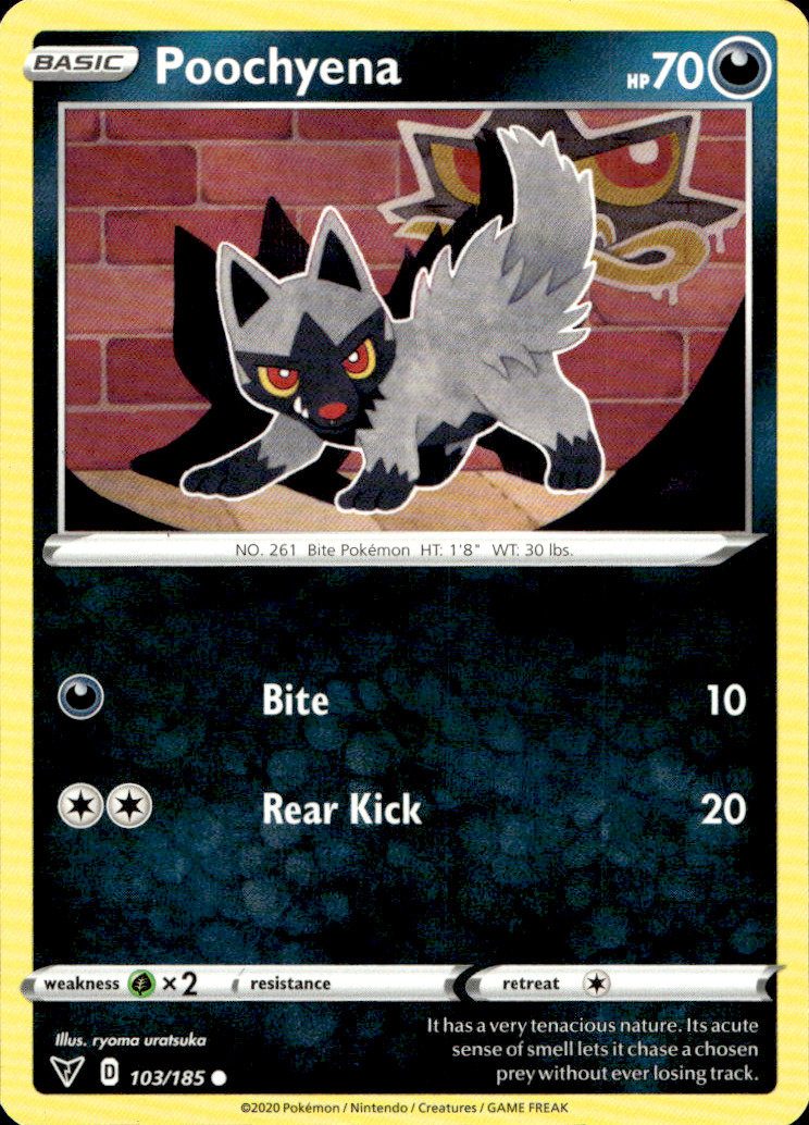 Scanned front of Poochyena