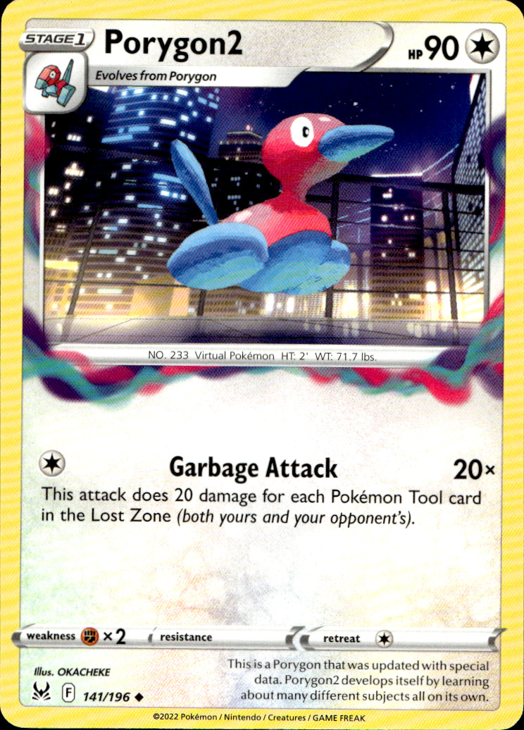 Scanned front of Porygon2