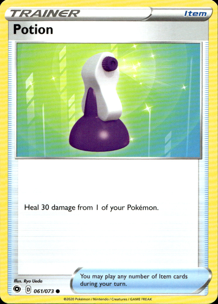 Scanned front of Potion