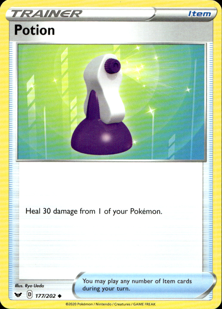 Scanned front of Potion