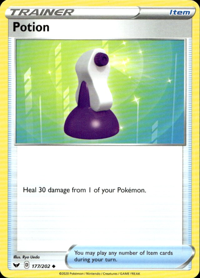 Scanned front of Potion