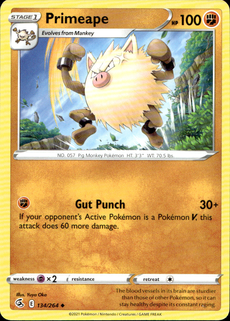 Scanned front of Primeape