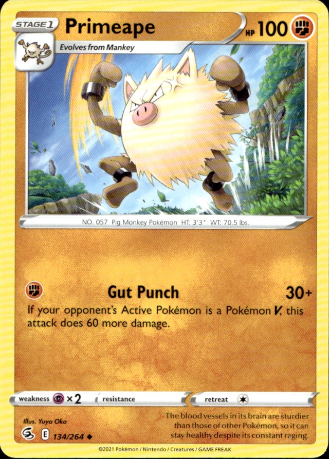 Scanned front of Primeape