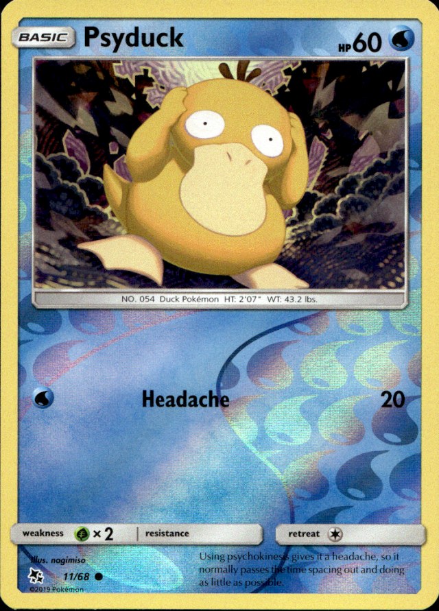 Scanned front of Psyduck