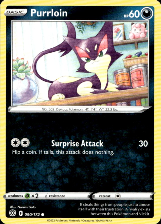 Scanned front of Purrloin
