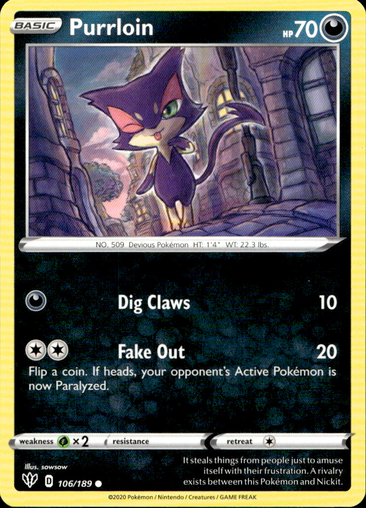 Scanned front of Purrloin