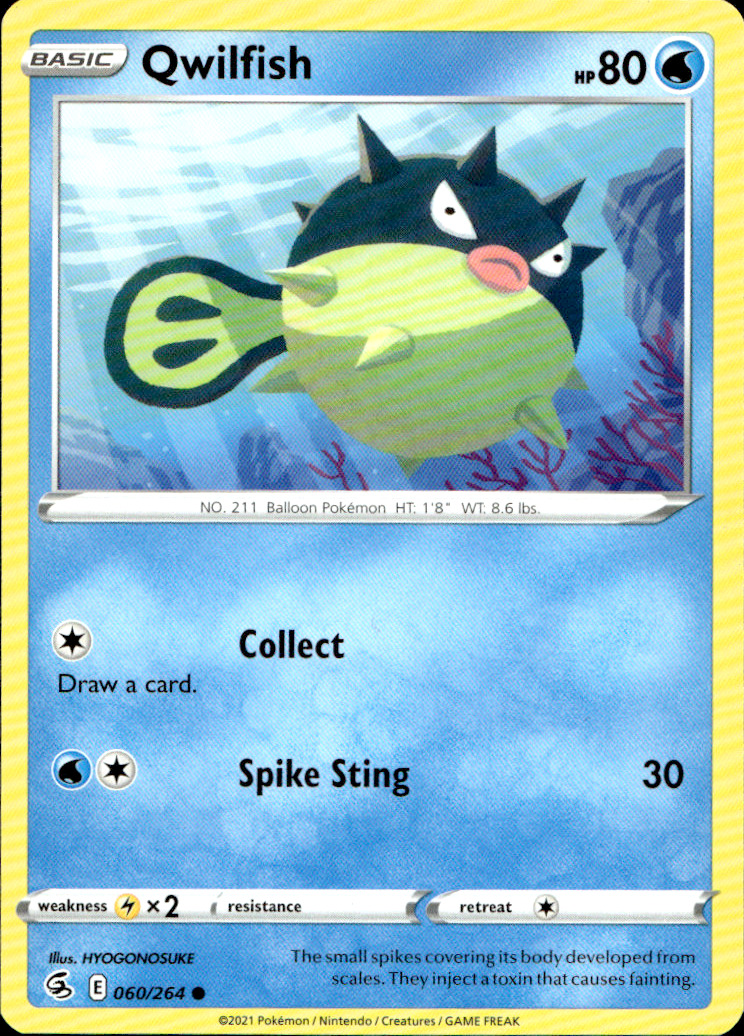 Scanned front of Qwilfish