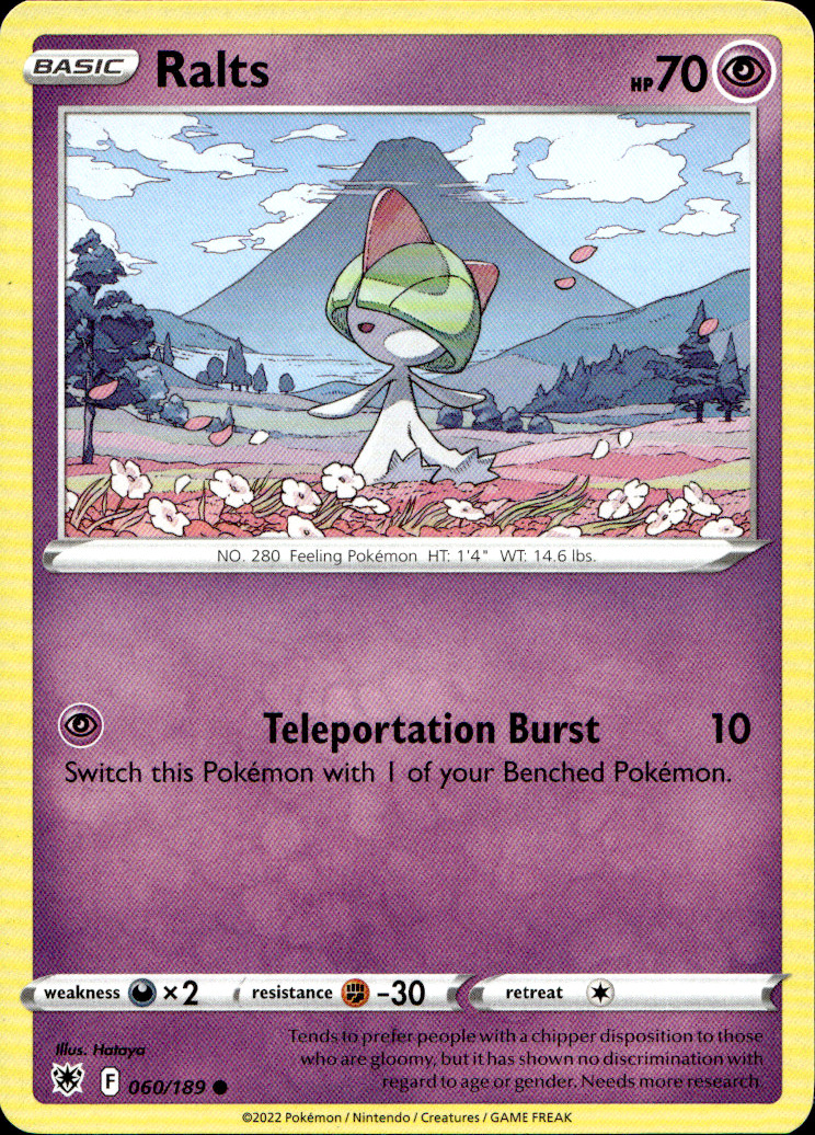 Scanned front of Ralts