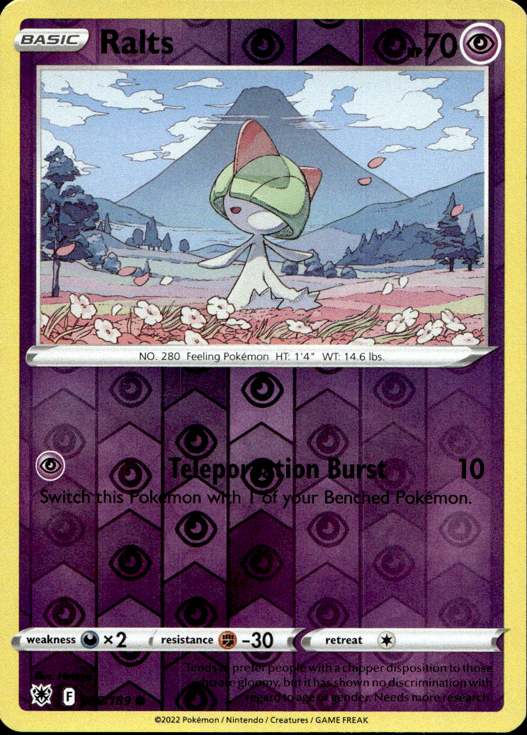 Scanned front of Ralts