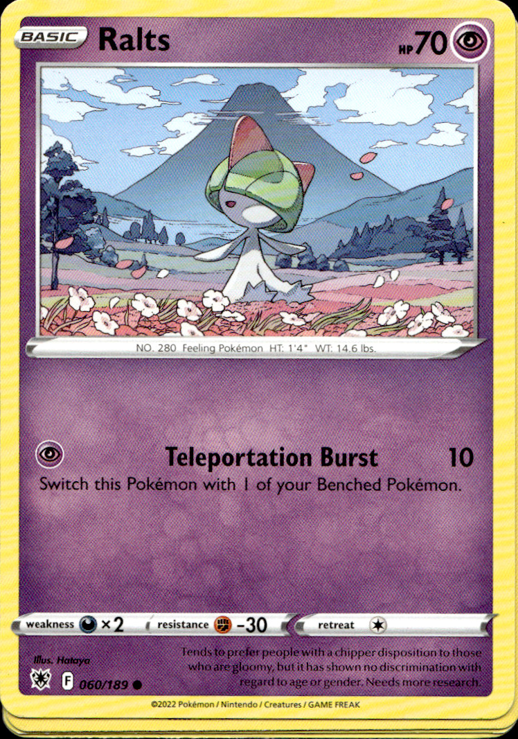 Scanned front of Ralts