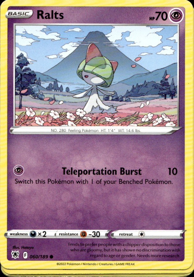 Scanned front of Ralts