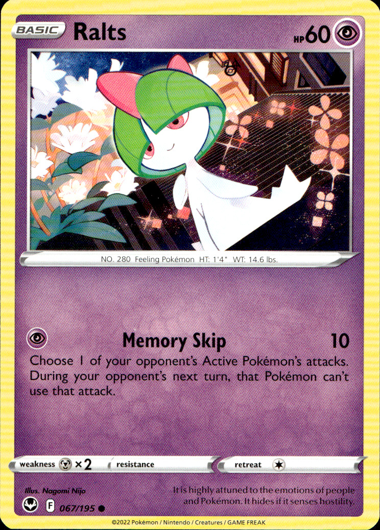 Scanned front of Ralts