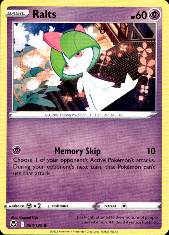 Scanned front of Ralts